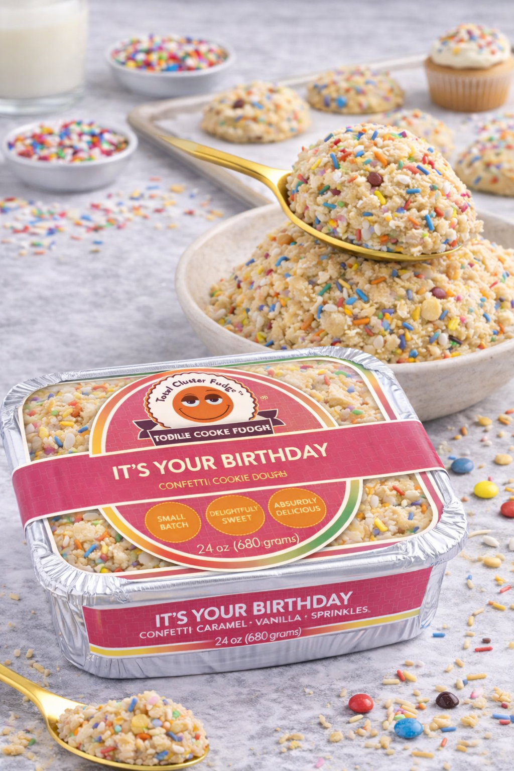 3 lbs It's Your Birthday Edible Cookie Dough Snack Sweet Flavor Dessert