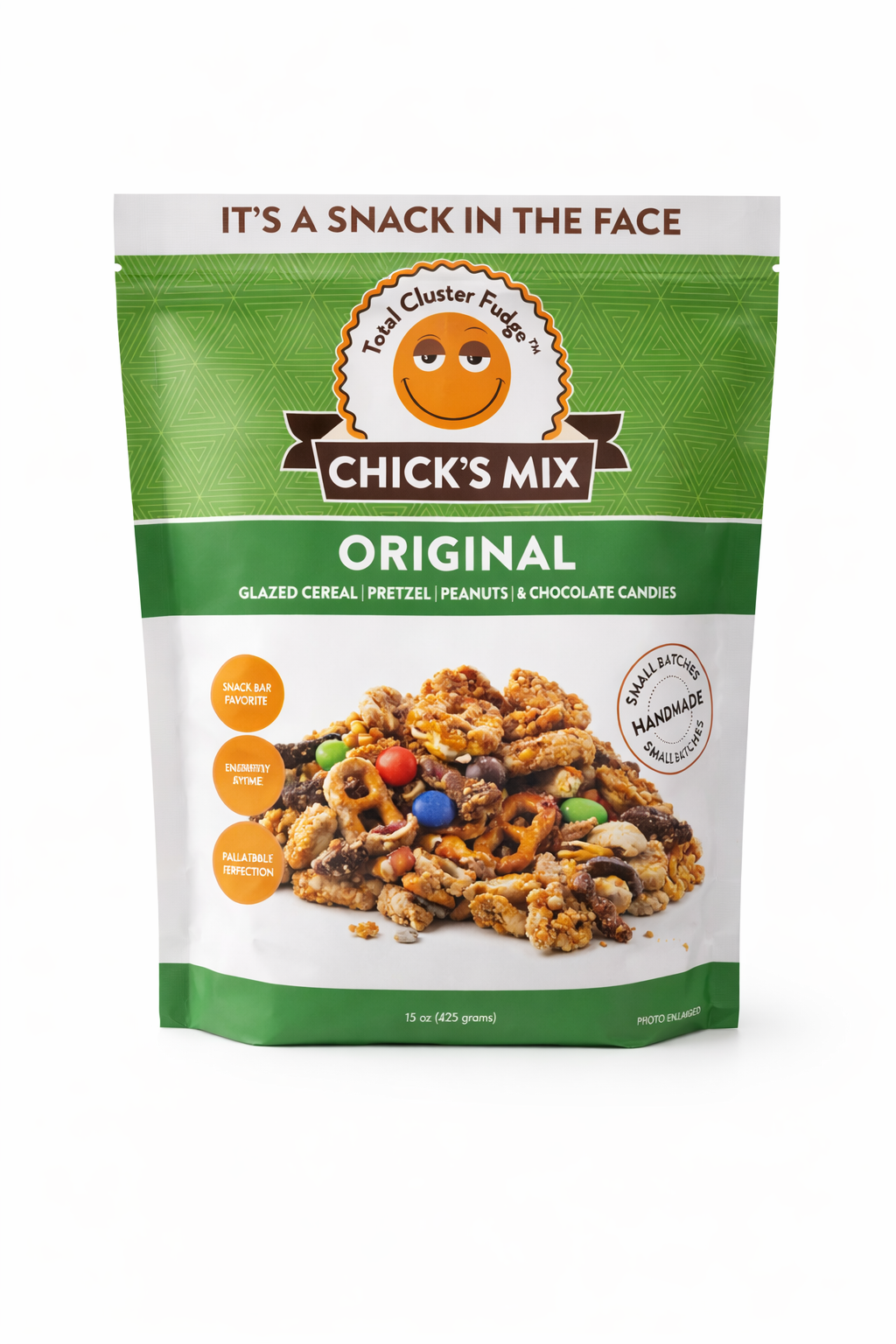 Total Cluster Fudge Chick's Mix Original, 15 oz