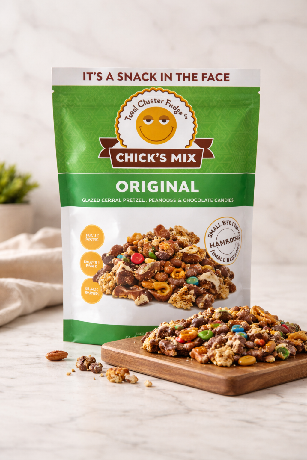 Total Cluster Fudge Chick's Mix Original, 15 oz