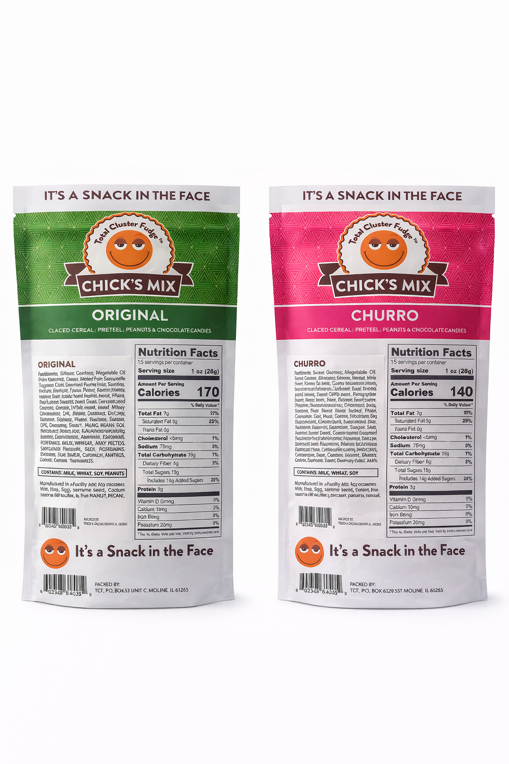 Total Cluster Fudge Chick's Mix Original, 15 oz