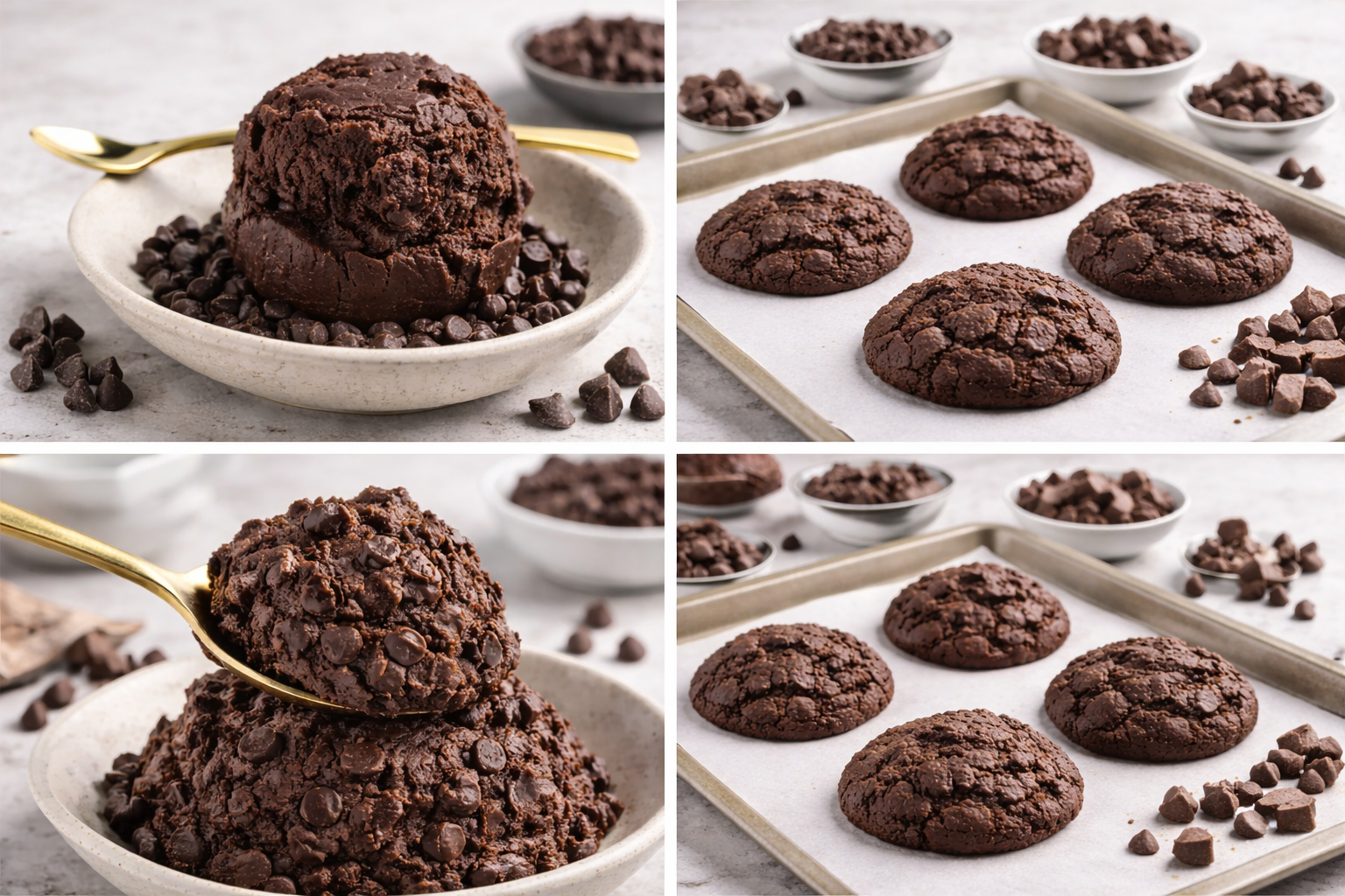 3 lbs Chocolate Brownie Cookie Dough Snack Sweet Flavor Dessert