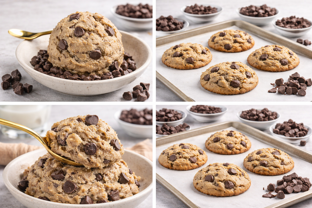 3 lbs Chocolate Chunk Edible Cookie Dough Snack Sweet Flavor Dessert