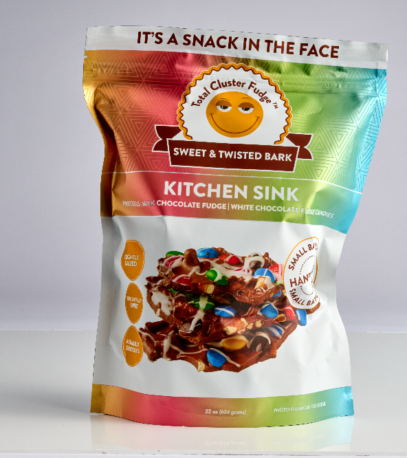 Total Cluster Fudge Sweet & Twisted Bark Kitchen Sink, 22 oz