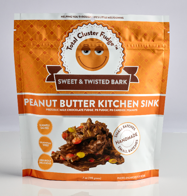 Total Cluster Fudge Sweet & Twisted Bark Peanut Butter Kitchen Sink, 22 oz
