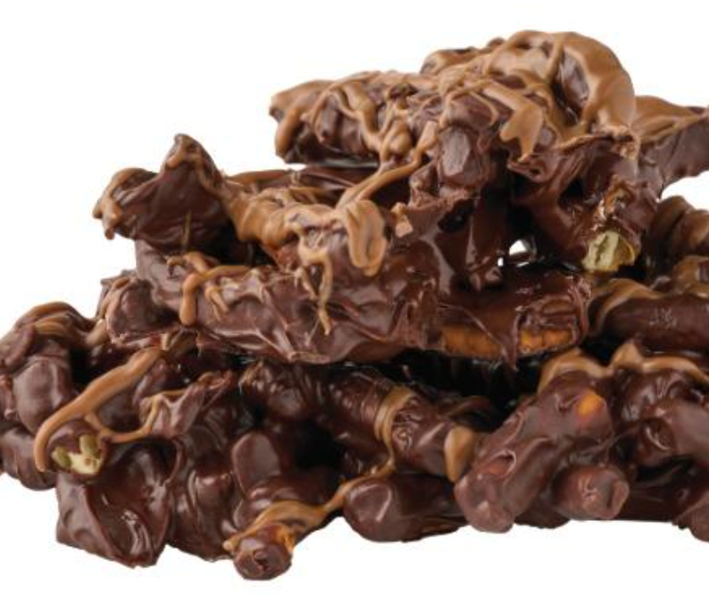 Total Cluster Fudge Sweet & Twisted Bark Dark Almond, 22 oz