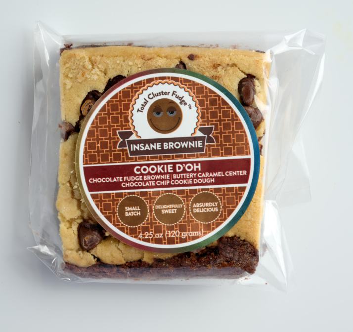 Cookie Dough Brownie Foods Cake 3 lbs in Convenient Box Perfect for Sharing