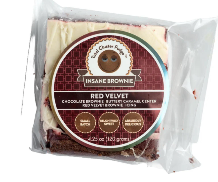 Red Velvet Brownie Foods Cake 3 lbs in Convenient Box Perfect for Sharing