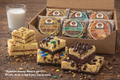 Variety Pack Brownie Foods Cake 3 lbs in Convenient Box Perfect for Sharing — Kitchen Sink, Hot Blonde, Cookie D'oh